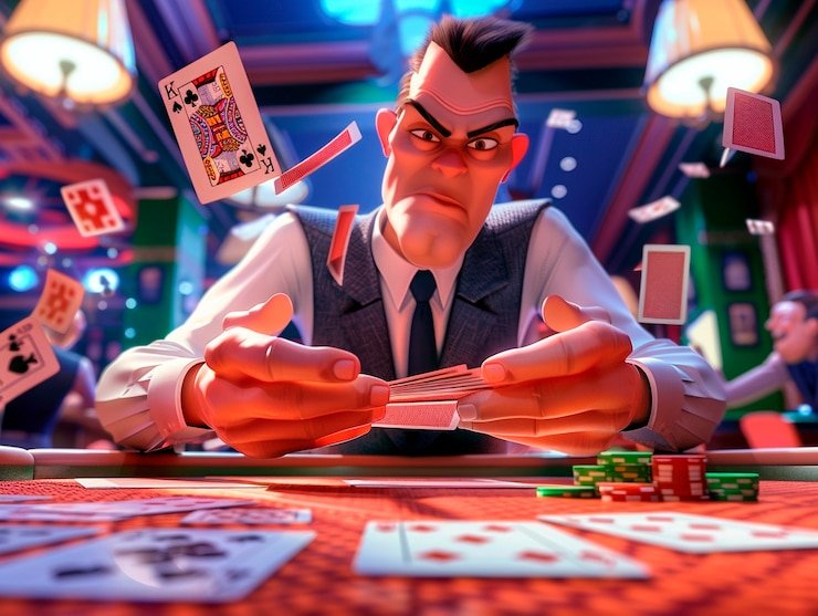Pengguna membaca aturan promosi mobile